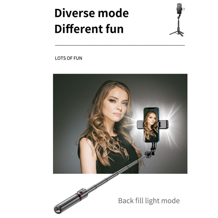 Detachable Fill Light Tripod Selfie Stick Phone Holder with Bluetooth Remote L12D, L12D