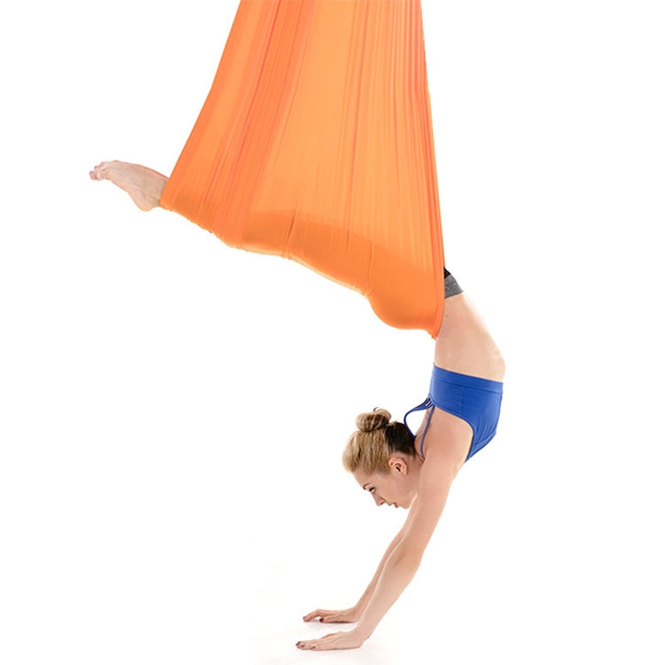 Amaca yoga aerea antigravità per interni senza nodi con fibbia / cinturino di estensione, dimensioni: 400x280 cm