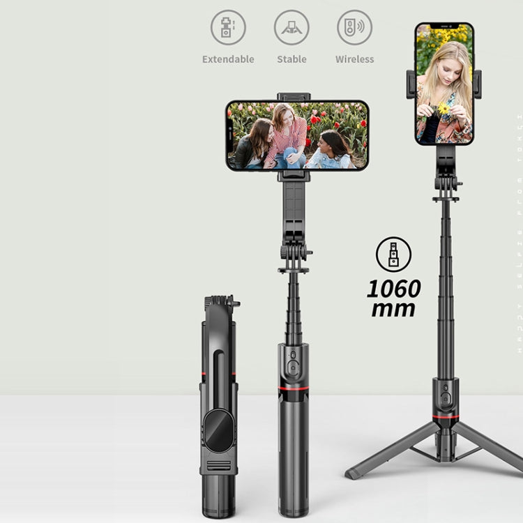 Selfie stick con treppiede e telecomando Bluetooth L12