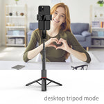 Selfie stick con treppiede e telecomando Bluetooth L12