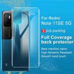 2 PZ Imak Curvo Full Screen Protector Hydrogel Film Back Protector, For Xiaomi Redmi Note 11SE 5G/Redmi Note 10 5G/Redmi Note 10T 5G/Poco M3 Pro 4G/Poco M3 Pro 5G, For Xiaomi Redmi Note 11T Pro 5G/Redmi Note 11T Pro+ 5G