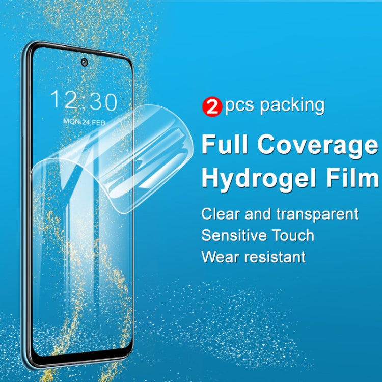 2 PZ Imak Pellicola Protettiva Frontale Idrogel a Schermo Intero Curvo, For Xiaomi Redmi Note 11SE 5G/Redmi Note 10 5G/Redmi Note 10T 5G/Poco M3 Pro 4G/Poco M3 Pro 5G, For Xiaomi Redmi Note 11T Pro 5G/Redmi Note 11T Pro+ 5G