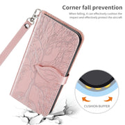 Custodia per telefono in pelle con motivo in rilievo Life of Tree, For iPhone 14 Pro Max, For iPhone 14 Pro, For iPhone 14 Plus, For iPhone 14