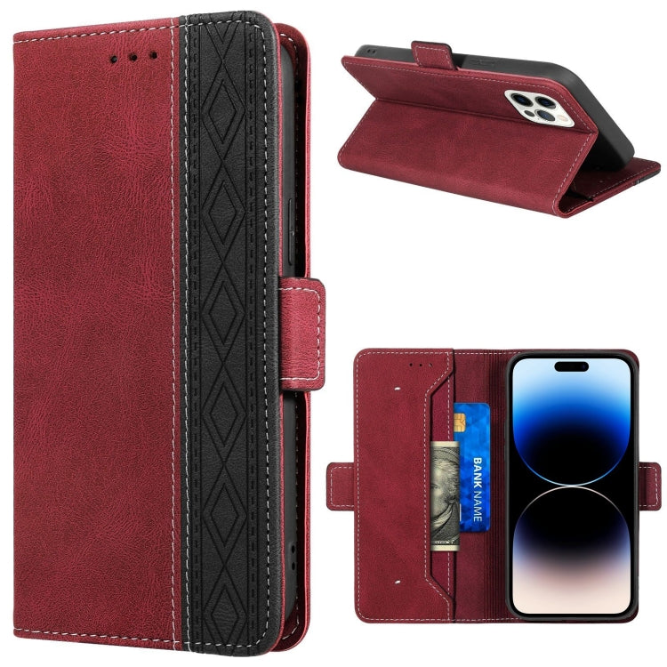 Custodia portafoglio in pelle con RFID per iPhone 14 Plus
