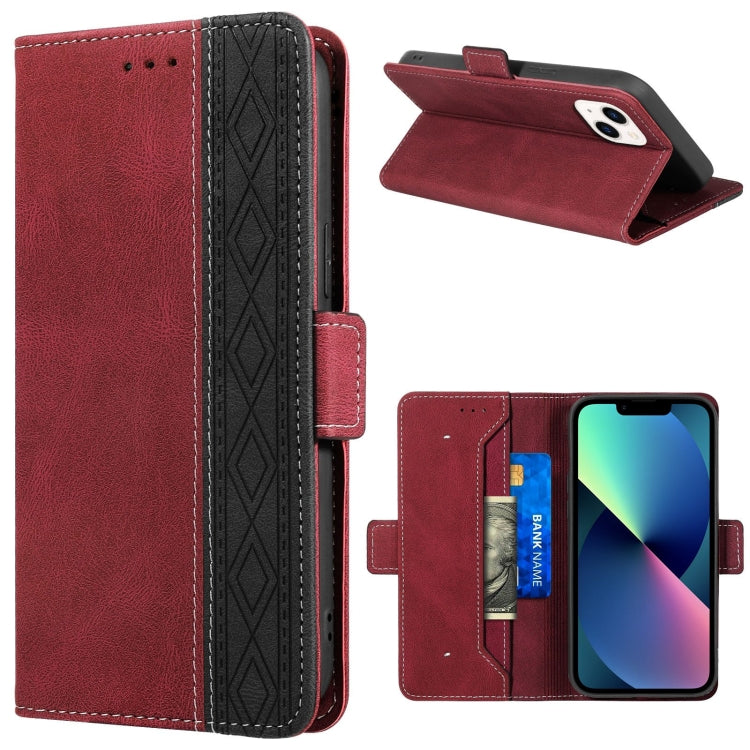 Custodia portafoglio in pelle con RFID per iPhone 14 Plus