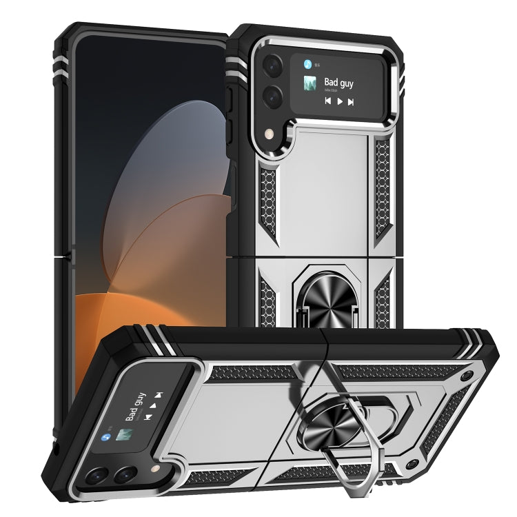 Custodia protettiva antiurto in TPU + PC con supporto girevole a 360 gradi, For Samsung Galaxy Z Flip4