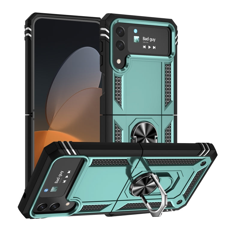 Custodia protettiva antiurto in TPU + PC con supporto girevole a 360 gradi, For Samsung Galaxy Z Flip4