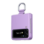 Custodia per telefono pieghevole Skin Feel con portachiavi con coulisse, For Samsung Galaxy Z Flip4