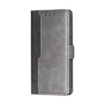 Custodia per telefono in pelle con fibbia laterale a contrasto di colore, For Sharp Aquos R6