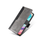 Custodia per telefono in pelle con fibbia laterale a contrasto di colore, For Sharp Aquos R6