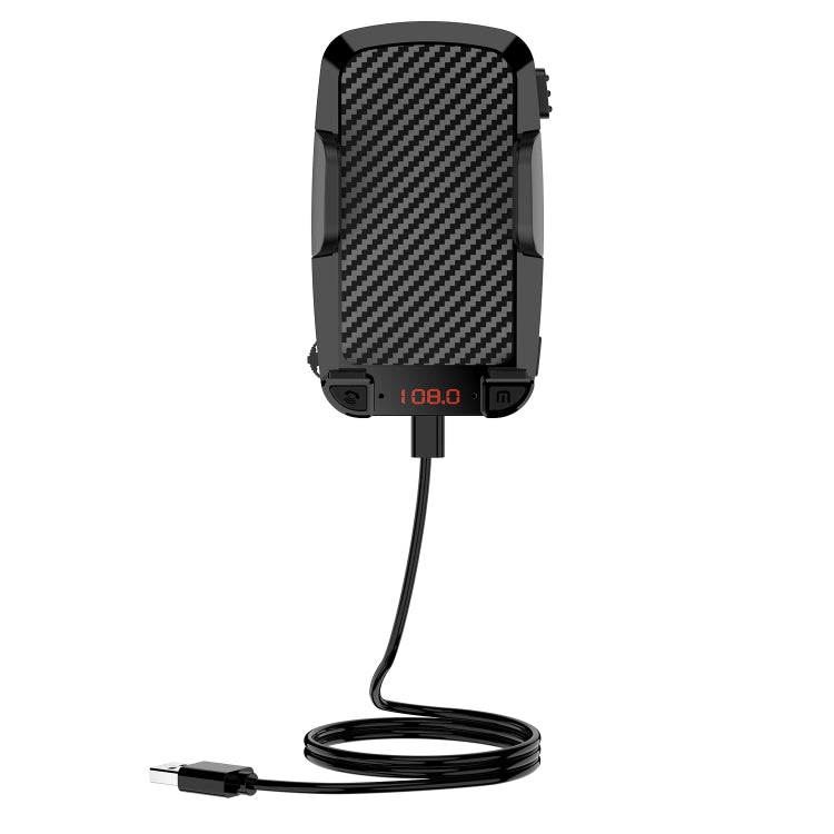 C1 Supporto per telefono con presa d'aria per trasmettitore FM per lettore MP3 Bluetooth 5.0 per auto, C1