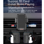 C1 Supporto per telefono con presa d'aria per trasmettitore FM per lettore MP3 Bluetooth 5.0 per auto, C1