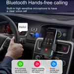 C1 Supporto per telefono con presa d'aria per trasmettitore FM per lettore MP3 Bluetooth 5.0 per auto, C1