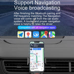 C1 Supporto per telefono con presa d'aria per trasmettitore FM per lettore MP3 Bluetooth 5.0 per auto, C1