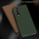 Custodia protettiva per telefono all-inclusive in Kevlar Texture, For Samsung Galaxy Z Fold4