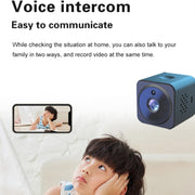 AS02 Piccola telecamera per citofono vocale wireless per visione notturna a infrarossi per la sicurezza domestica, AS02