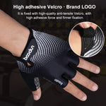 BOODUN 1096 Guanti in silicone per sport fitness traspiranti resistenti all'usura e antiscivolo, S, M, L, XL