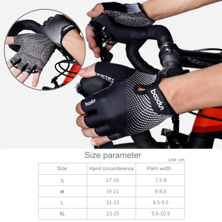 BOODUN 1096 Guanti in silicone per sport fitness traspiranti resistenti all'usura e antiscivolo, S, M, L, XL
