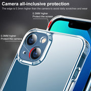 Custodia per telefono in vetro temperato con diamante in cristallo trasparente ultrasottile da 0,4 mm, For iPhone 14, For iPhone 14 Plus, For iPhone 14 Pro, For iPhone 14 Pro Max