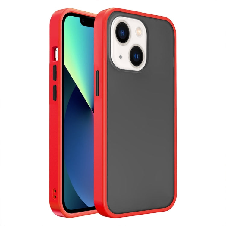 Custodia per telefono smerigliata con sensazione di pelle traslucida, For iPhone 14, For iPhone 14 Plus