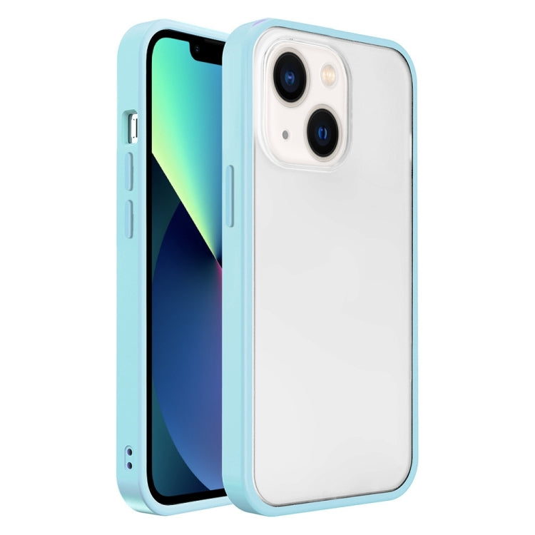 Custodia TPU traslucida effetto pelle per iPhone 14 e 14 Plus