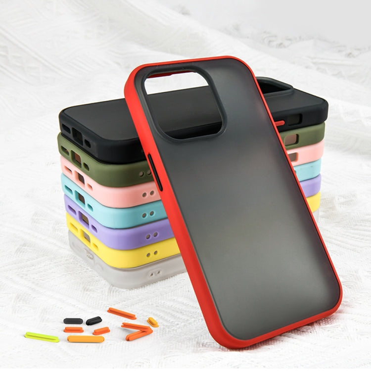 Custodia TPU traslucida effetto pelle per iPhone 14 e 14 Plus