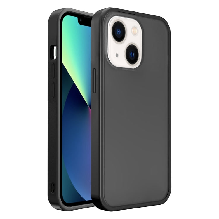 Custodia TPU traslucida effetto pelle per iPhone 14 e 14 Plus