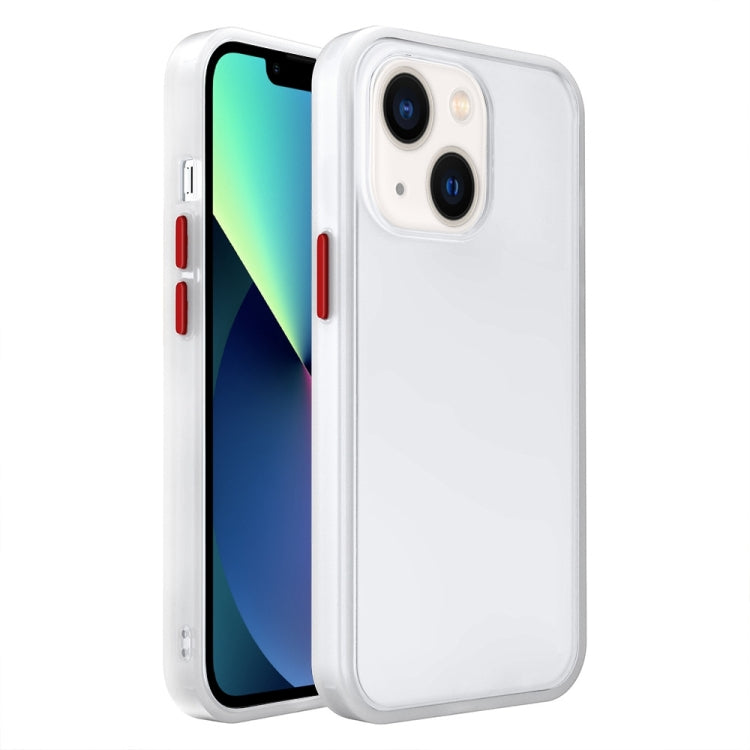 Custodia TPU traslucida effetto pelle per iPhone 14 e 14 Plus