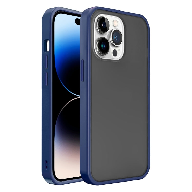 Custodia TPU traslucida effetto pelle per iPhone 14 e 14 Plus