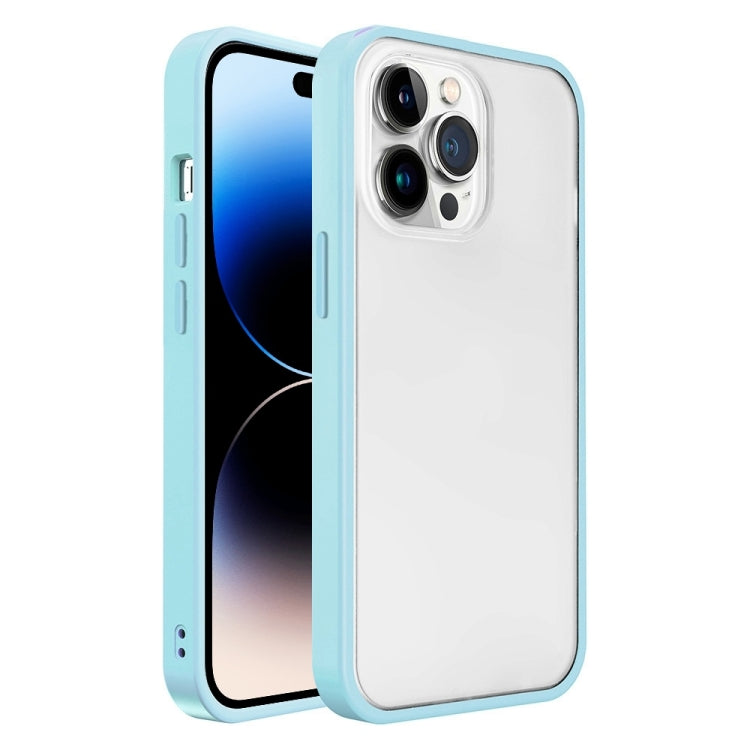 Custodia TPU traslucida effetto pelle per iPhone 14 e 14 Plus