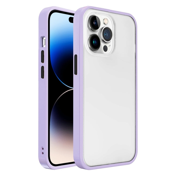 Custodia TPU traslucida effetto pelle per iPhone 14 e 14 Plus