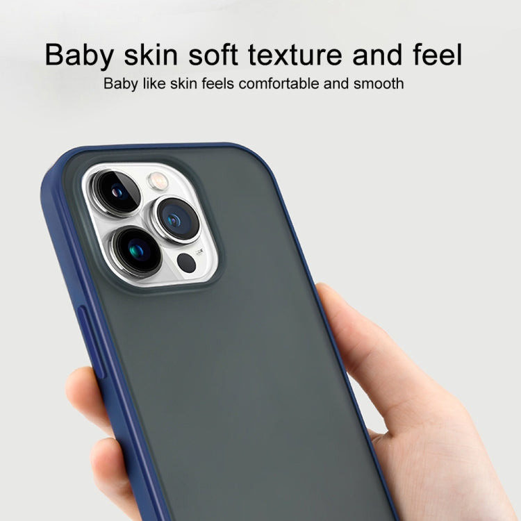 Custodia TPU traslucida effetto pelle per iPhone 14 Pro Max