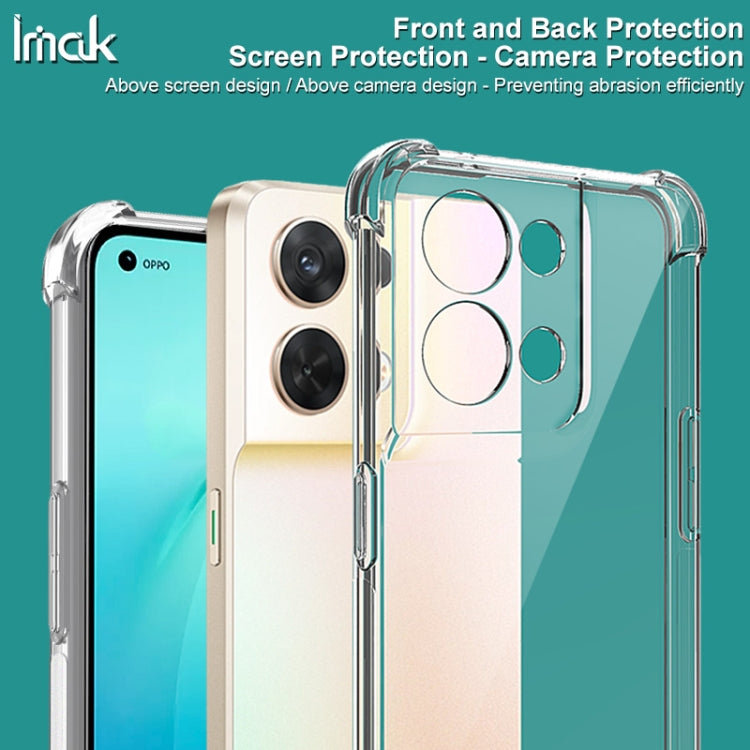 IMAK Custodia in TPU antiurto per airbag all-inclusive con protezione per lo schermo, For OPPO Reno8 5G, For OPPO Reno8 Pro+ 5G, For OPPO Reno8 Pro 5G, For Motorolo Moto E32 4G, For Xiaomi Redmi Note 11T Pro 5G / Note 11T Pro+ 5G                       ...