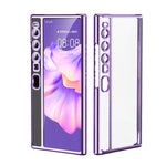 Custodia protettiva per telefono con copertura totale galvanica in TPU, For Huawei Mate Xs 2