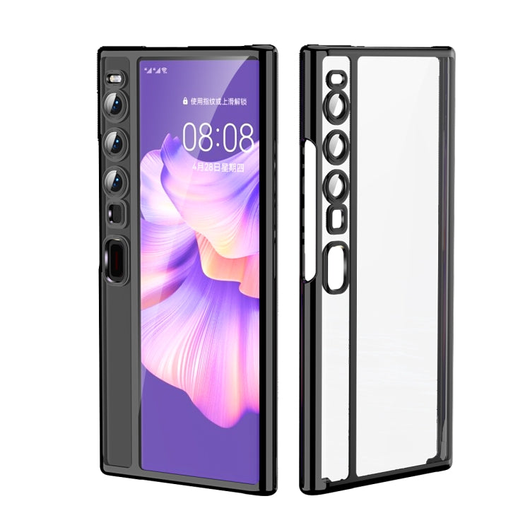 Custodia protettiva per telefono con copertura totale galvanica in TPU, For Huawei Mate Xs 2