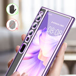 Custodia protettiva per telefono con copertura totale galvanica in TPU, For Huawei Mate Xs 2