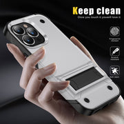 Custodia per telefono antiurto PC + TPU con supporto, For iPhone 14, For iPhone 14 Pro Max, For iPhone 14 Max, For iPhone 14 Pro