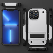 Custodia per telefono antiurto PC + TPU con supporto, For iPhone 14, For iPhone 14 Pro Max, For iPhone 14 Max, For iPhone 14 Pro