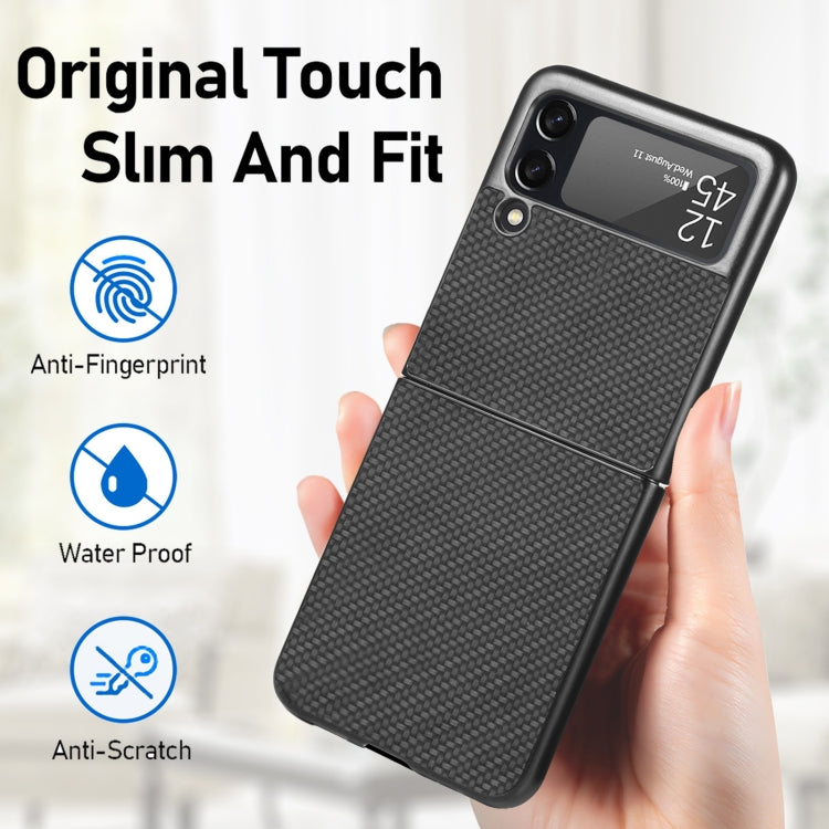 Custodia per telefono antiurto pieghevole in fibra, For Samsung Galaxy Z Flip4