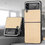 Custodia per telefono antiurto pieghevole in fibra, For Samsung Galaxy Z Flip4