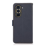 KHAZNEH Custodia per telefono RFID in vera pelle Litchi magnetica laterale, For Huawei Nova 10, For Huawei Nova 10 Pro