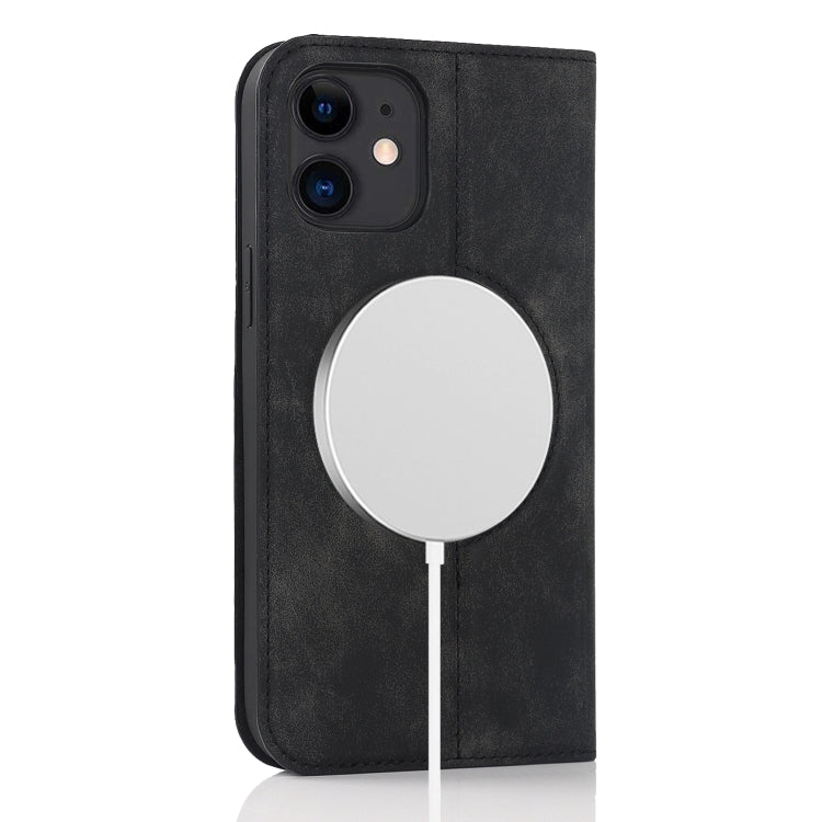 Custodia in pelle con ricarica wireless per iPhone 12 mini