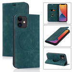 Custodia in pelle con ricarica wireless per iPhone 12 mini