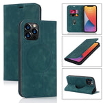 Custodia in pelle con ricarica wireless per iPhone 12 mini