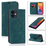 Custodia in pelle con ricarica wireless per iPhone 12 mini