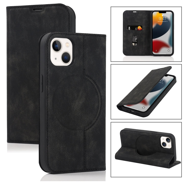 Custodia in pelle con ricarica wireless per iPhone 12 mini