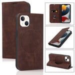 Custodia in pelle con ricarica wireless per iPhone 12 mini