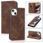 Custodia in pelle con ricarica wireless per iPhone 12 mini