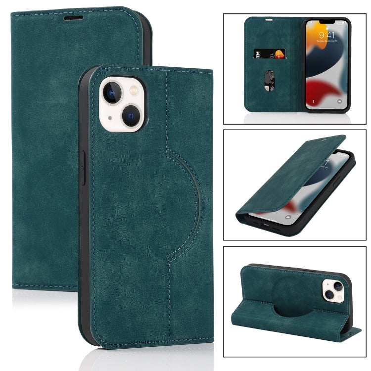 Custodia in pelle con ricarica wireless per iPhone 12 mini