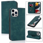 Custodia in pelle con ricarica wireless per iPhone 13 Pro Max